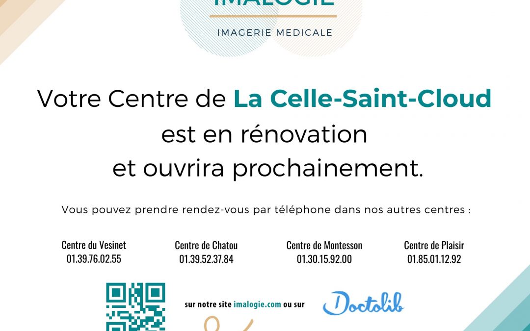 Fermeture temporaire pour travaux du centre de La Celle-Saint-Cloud