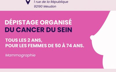 JOURNEE MAMMOGRAPHIE DE DEPISTAGE 16 JUIN  2026 – MEUDON